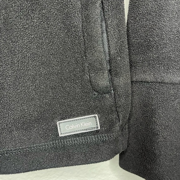Calvin Klein Black Fleece Jacket 🖤✨ (Size S) - Picture 3 of 5